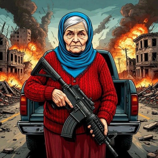 Grandma With Machine Gun Apocalypsis